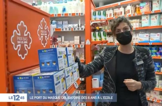 Pharmacie Lafayette - Des masques adaptés aux enfants dans notre réseau de pharmacies